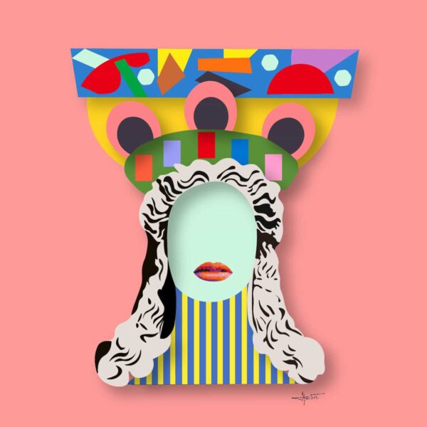 Antonia Iroidou Plexiglass Caryatid