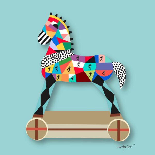 Antonia Iroidou Plexiglass Trojan Horse