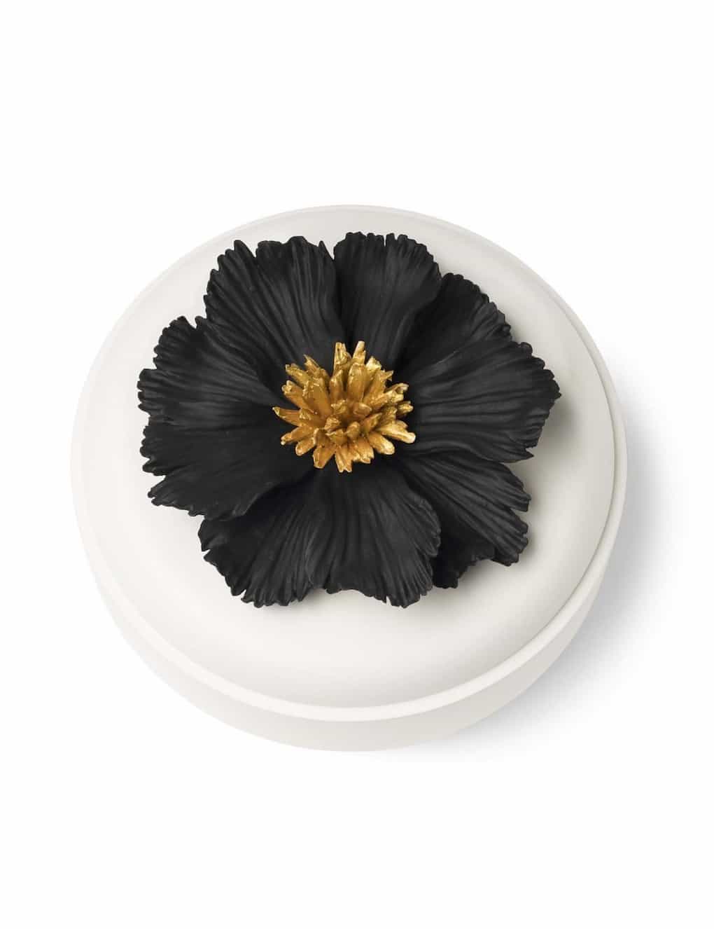 Abhika Flat Box Peony White/Black - Image 3