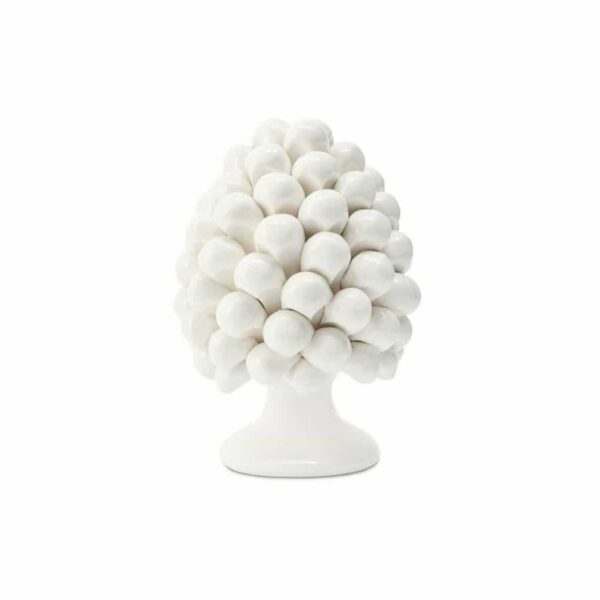 Abhika Pine Cone H15 White