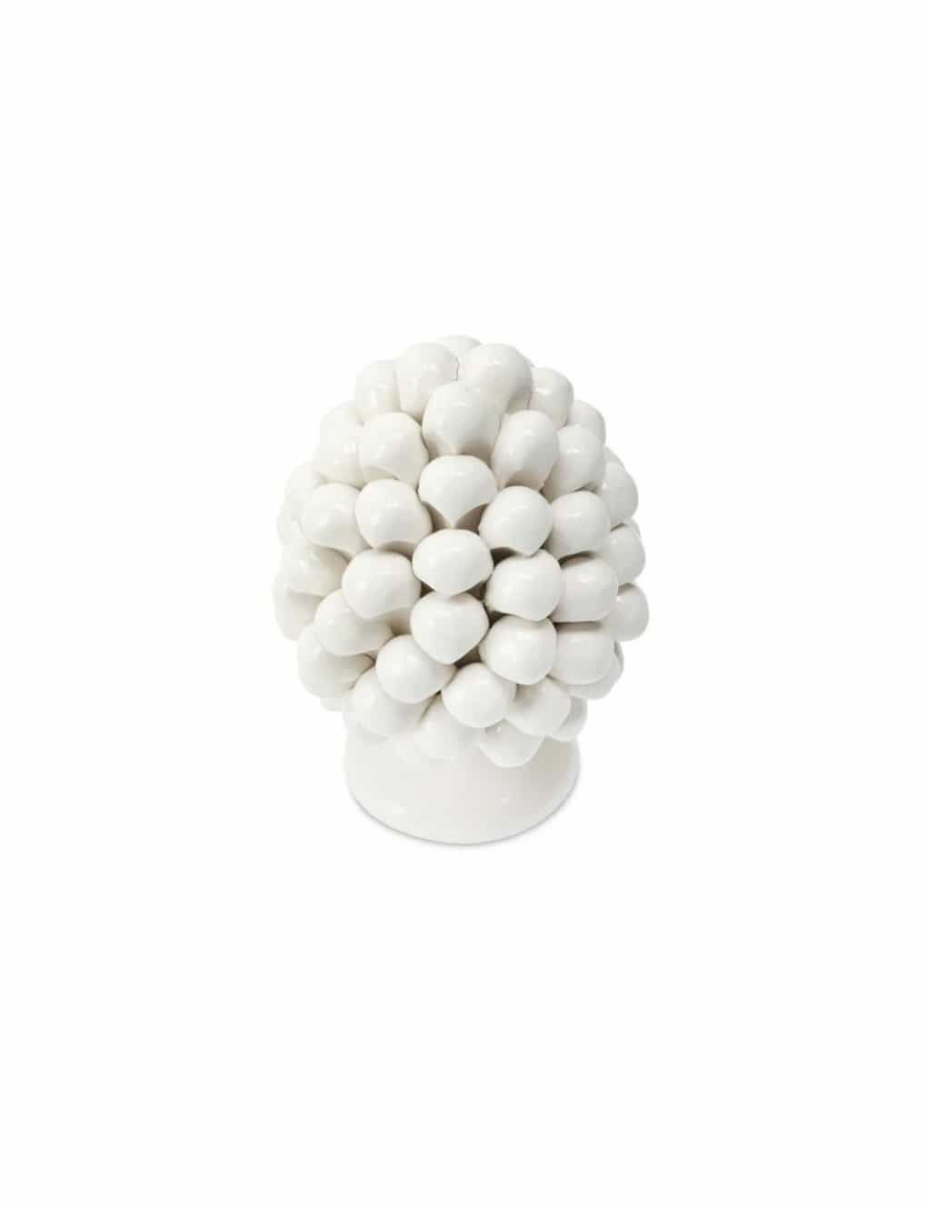Abhika Pine Cone H15 White - Image 2