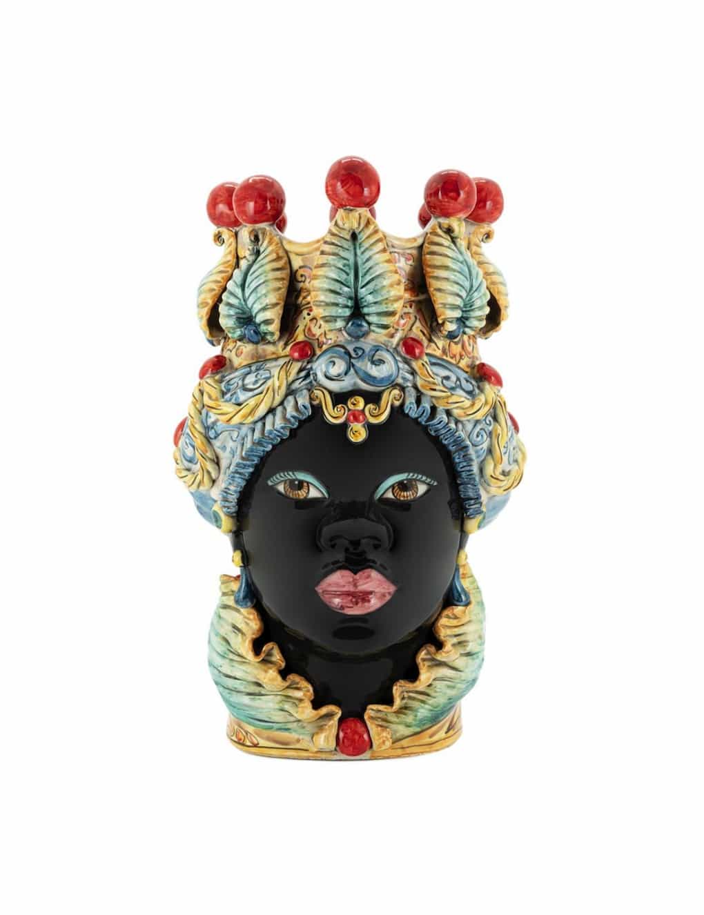Abhika Vase Moro Lady Big Traditional H48 Mix