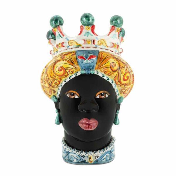 Abhika Vase Moro Lady Ornate H41 Mix