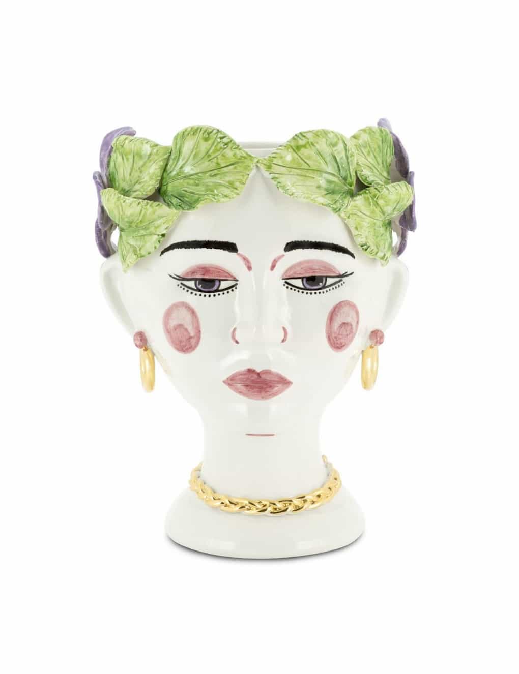 Abhika Vase Selva Violet Gold