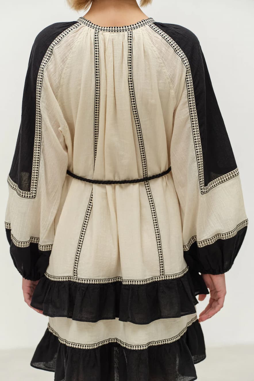 Devotion Dress Short with Belt Emphasis - Image 3