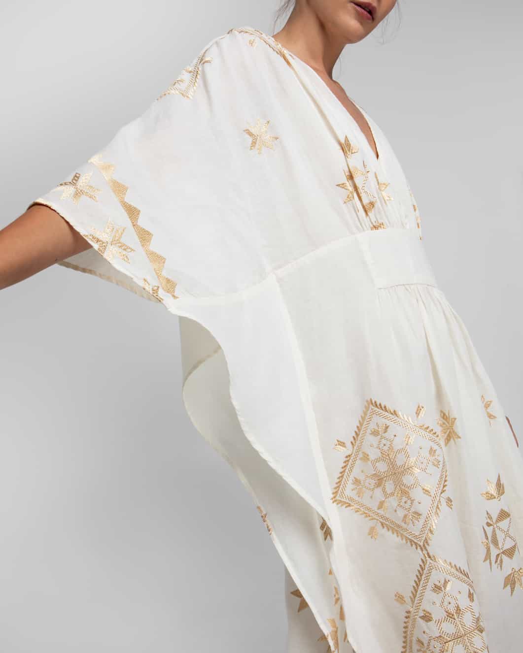 Greek Archaic Kori Kaftan Long Lefkada - Image 4