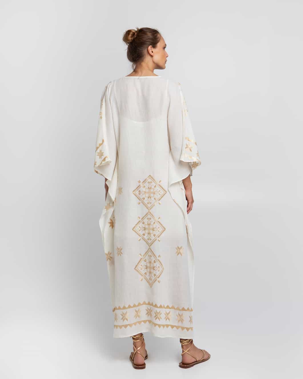 Greek Archaic Kori Kaftan Long Lefkada - Image 2