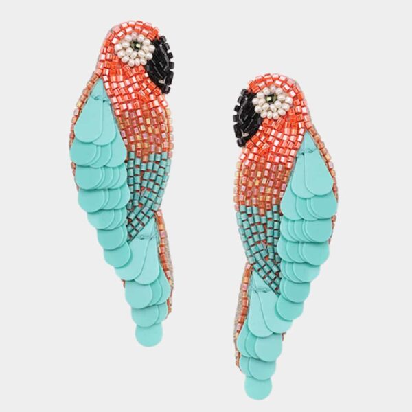 Olivia Dar Ara Earrings Turquoise/ Pink