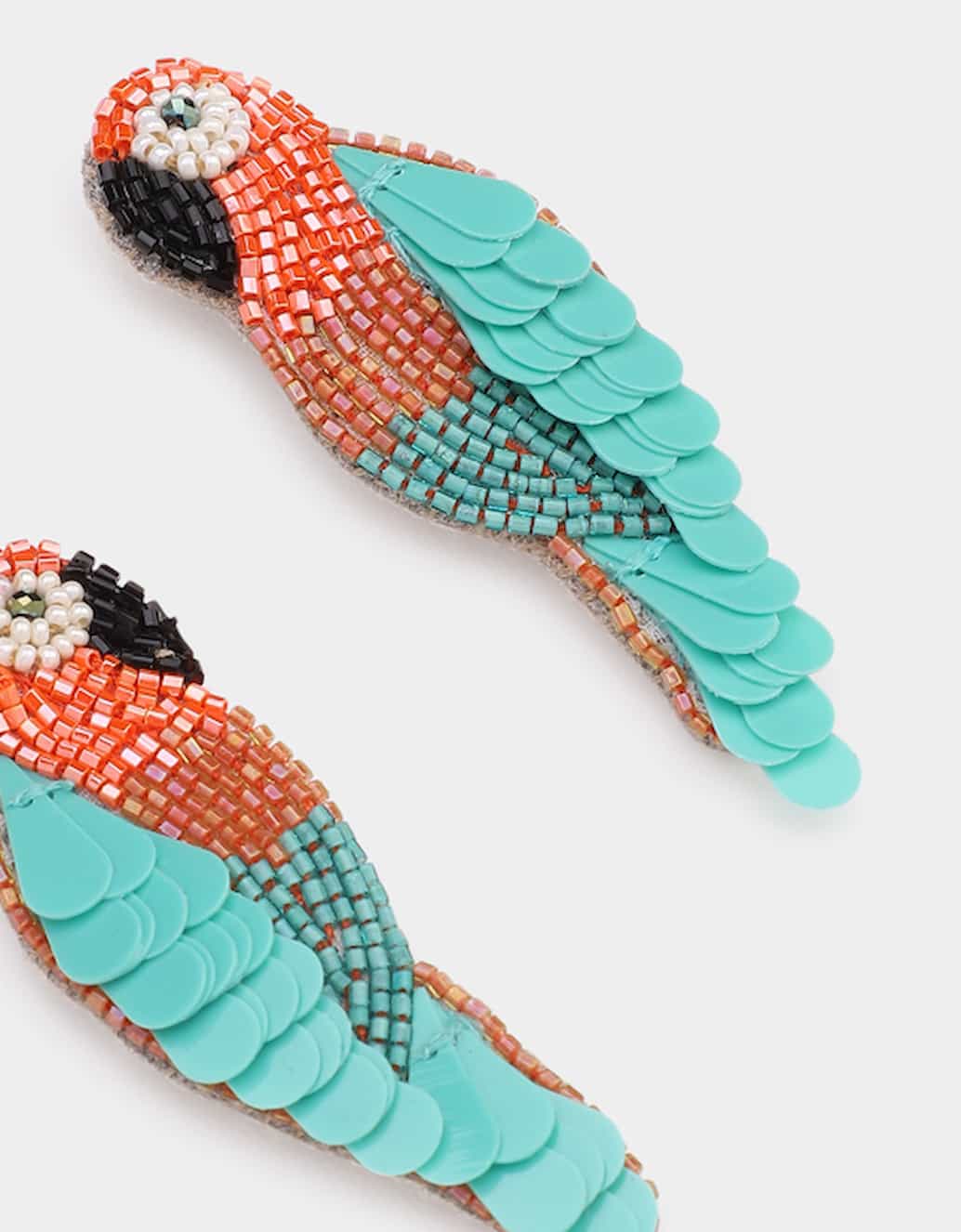 Olivia Dar Ara Earrings Turquoise/ Pink - Image 3