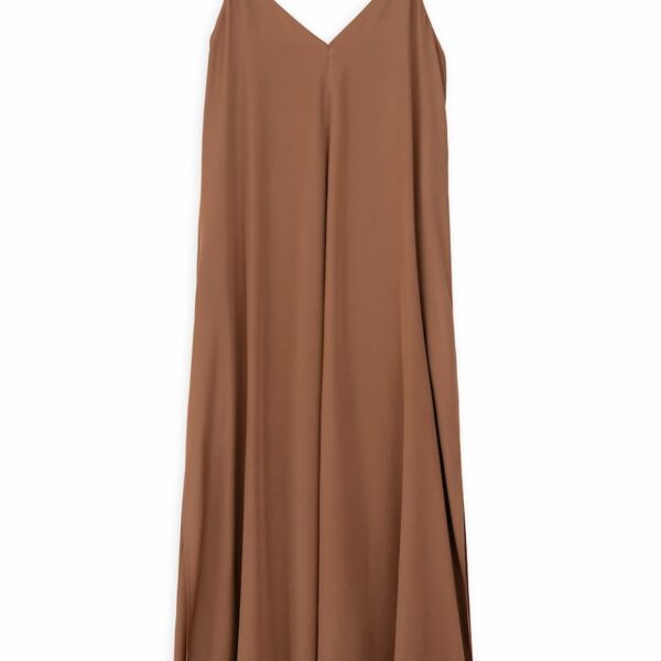 Philosophy Dress with Thin Straps Bronze