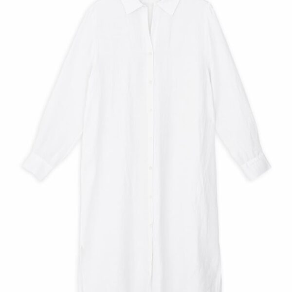 Philosophy Gauze Shirtdress White