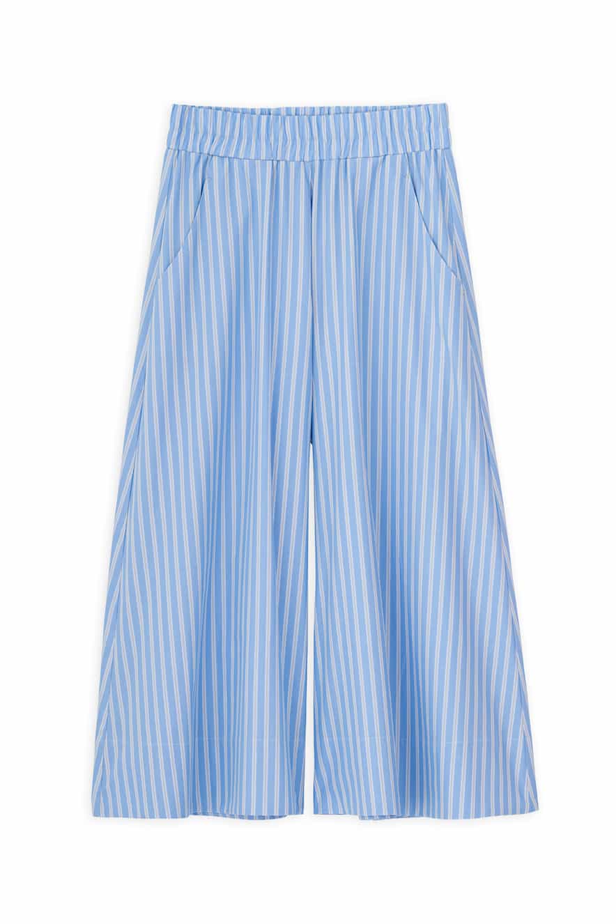Philosophy Poplin Stripes Jupe Culotte Blue/Stripes
