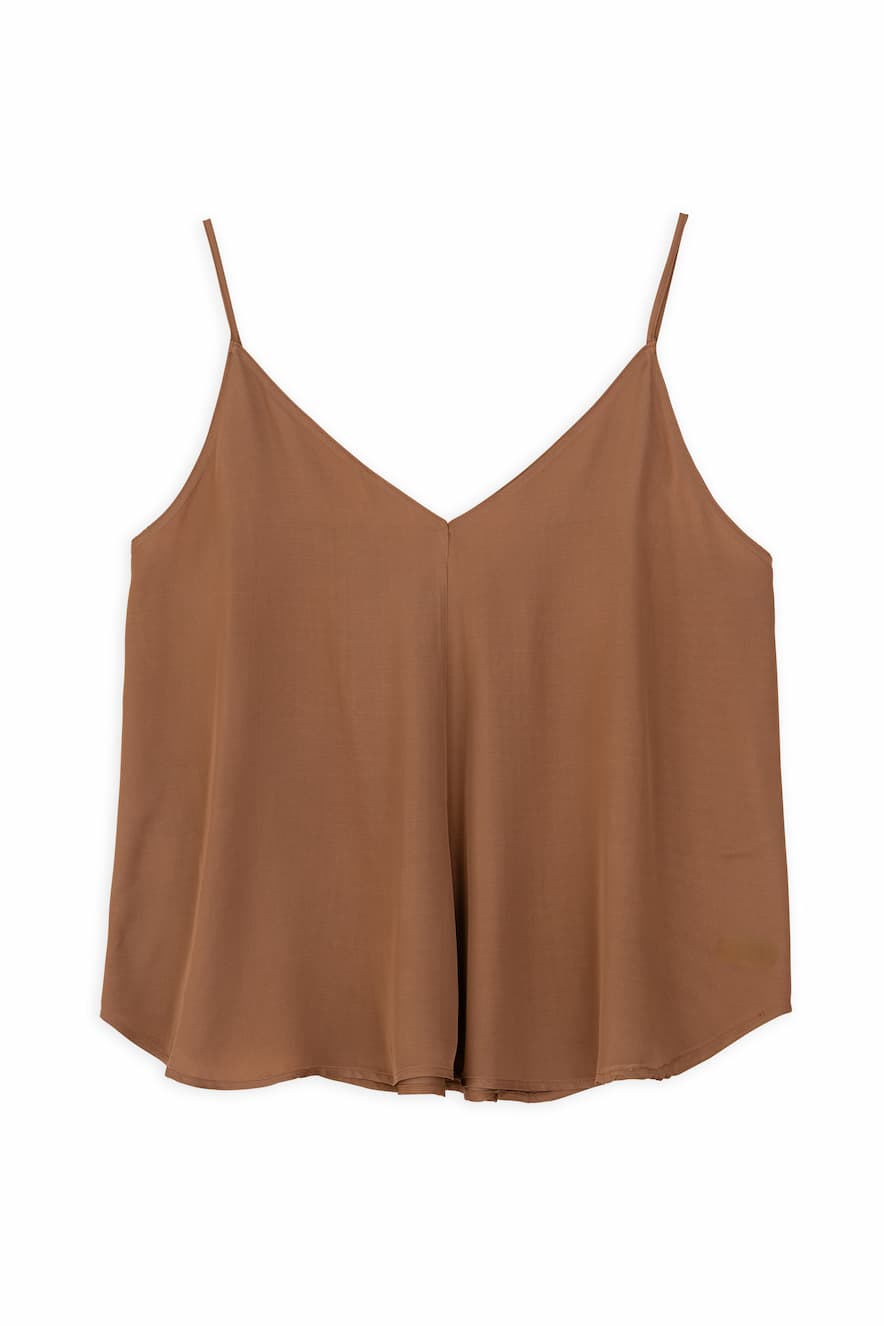 Philosophy Satin Camisole Top Bronze