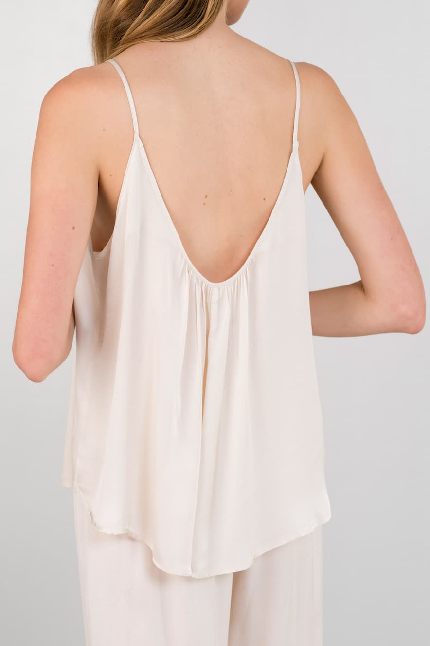 Philosophy Satin Camisole Top Cream - Image 2