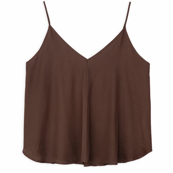 Philosophy Satin Camisole Top Dark Brown