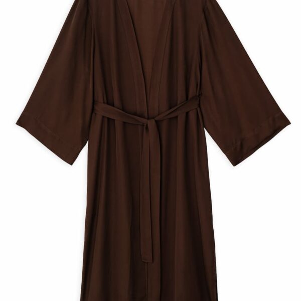 Philosophy Satin Kimono Dark Brown