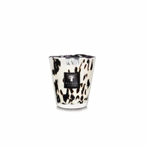 Baobab Collection Scented Candle Pearls Black 16cm