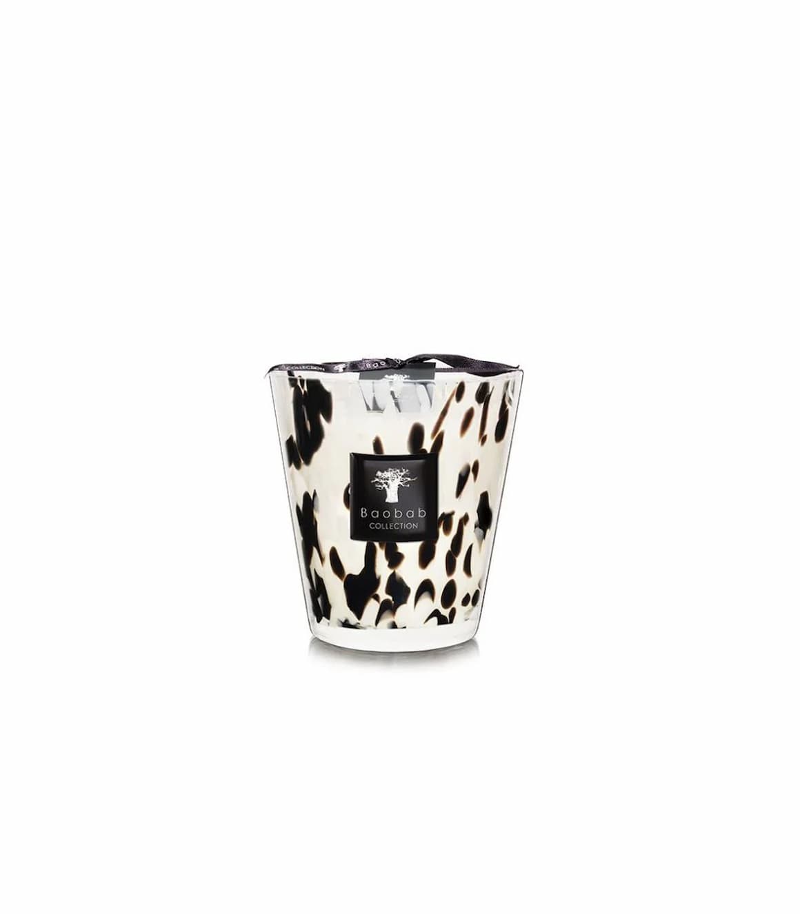 Baobab Collection Scented Candle Pearls Black 16cm