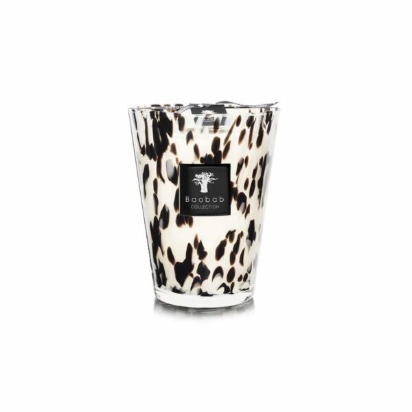 Baobab Collection Scented Candle Pearls Black 24cm