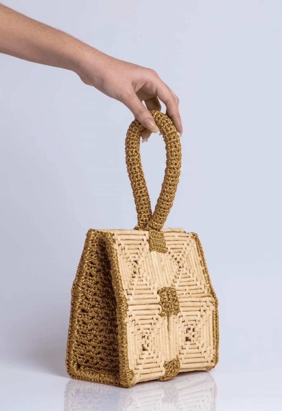 Catarina Mina Mosaico Sac Natural Light Gold - Image 2