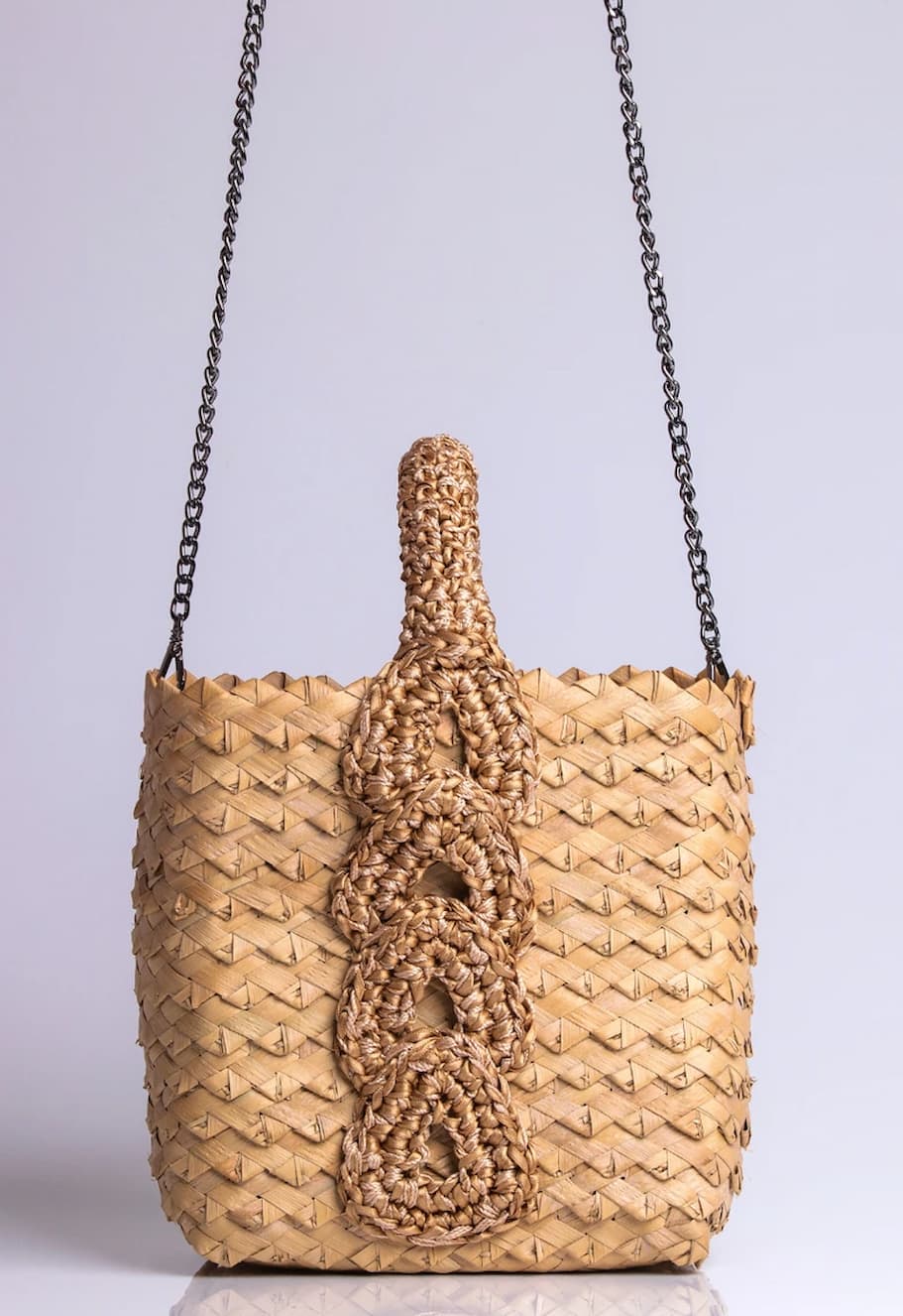 Catarina Mina Petit Tiê Bag Natural Light Gold - Image 2