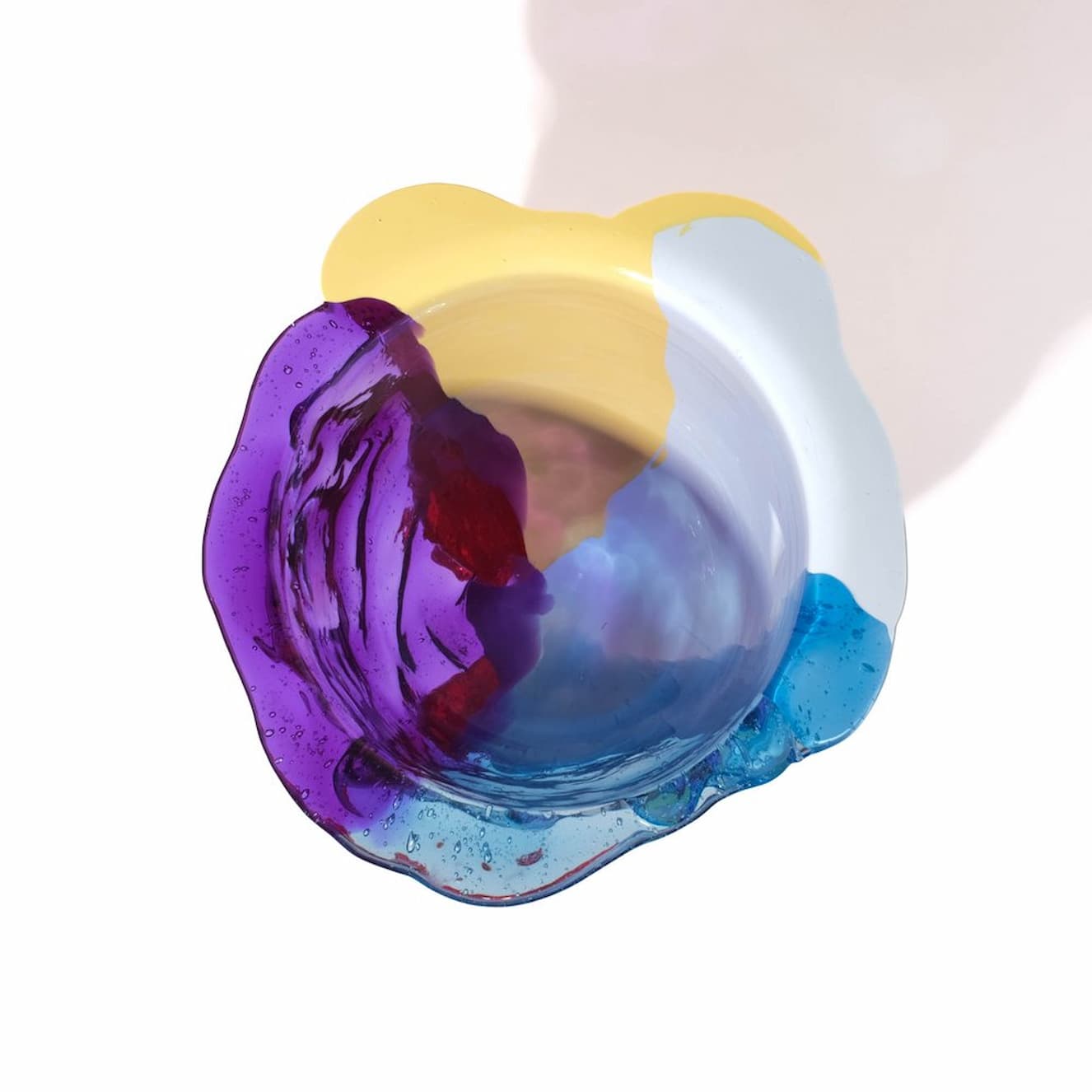 Corsi Amazonia Vase Extra Colour Light Blue, Purple, Pastel Blue, Pastel Yellow, Clear Red - Image 4