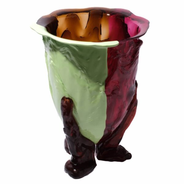 Corsi Amazonia Vase Mint, Brown, Fuchsia, Pink
