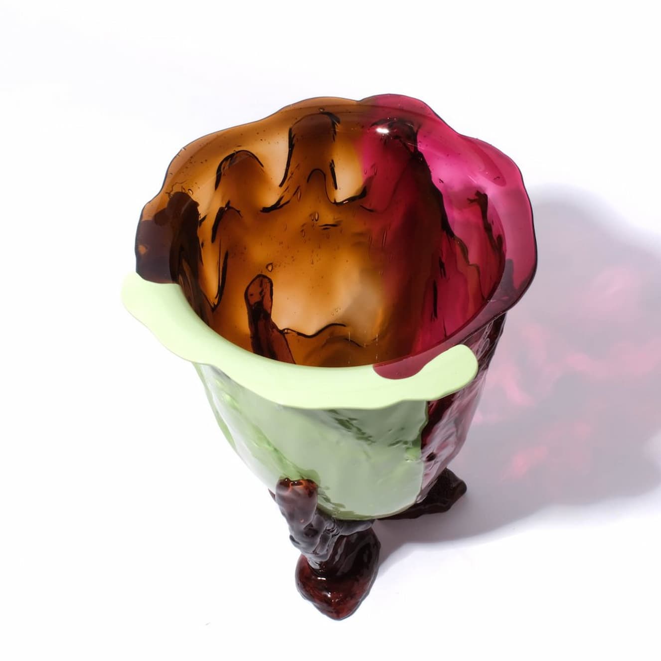 Corsi Amazonia Vase Mint, Brown, Fuchsia, Pink - Image 5