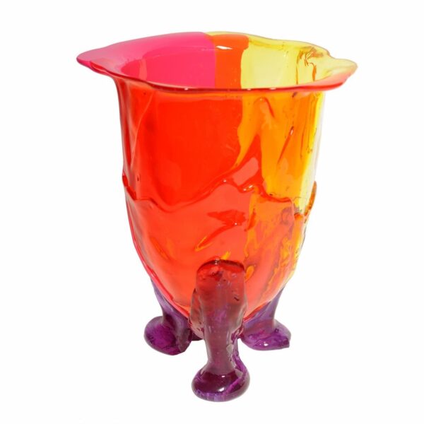 Corsi Amazonia Vase Yellow, Orange, Fuchsia, Lilac