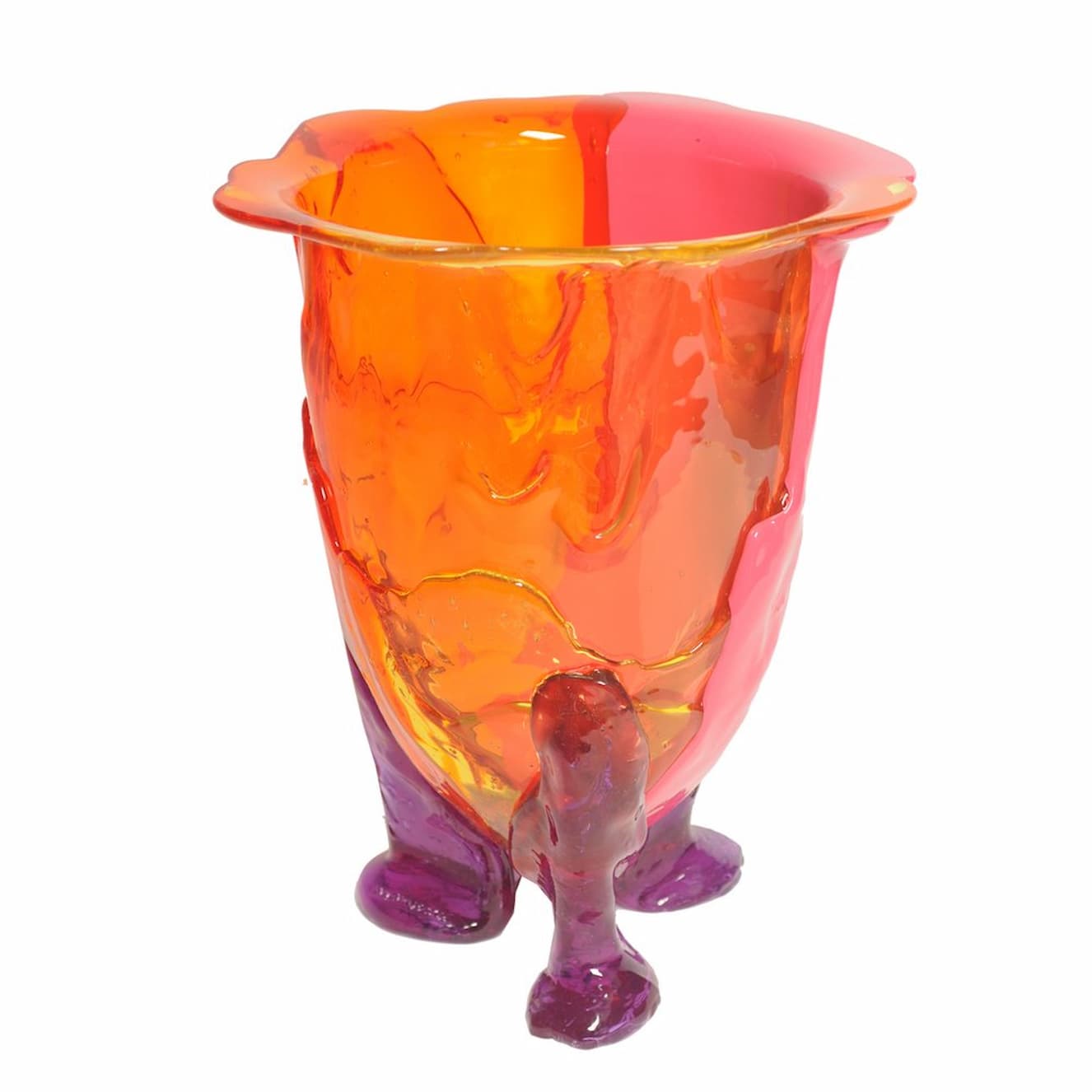 Corsi Amazonia Vase Yellow, Orange, Fuchsia, Lilac - Image 4