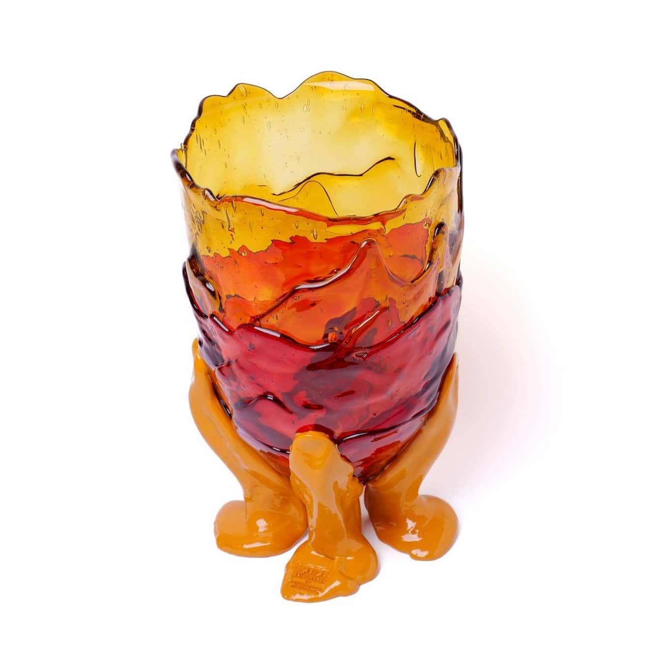 Corsi Clear Vase Extra Colour Clear Amber, Fuchsia, Matt Ochre - Image 6
