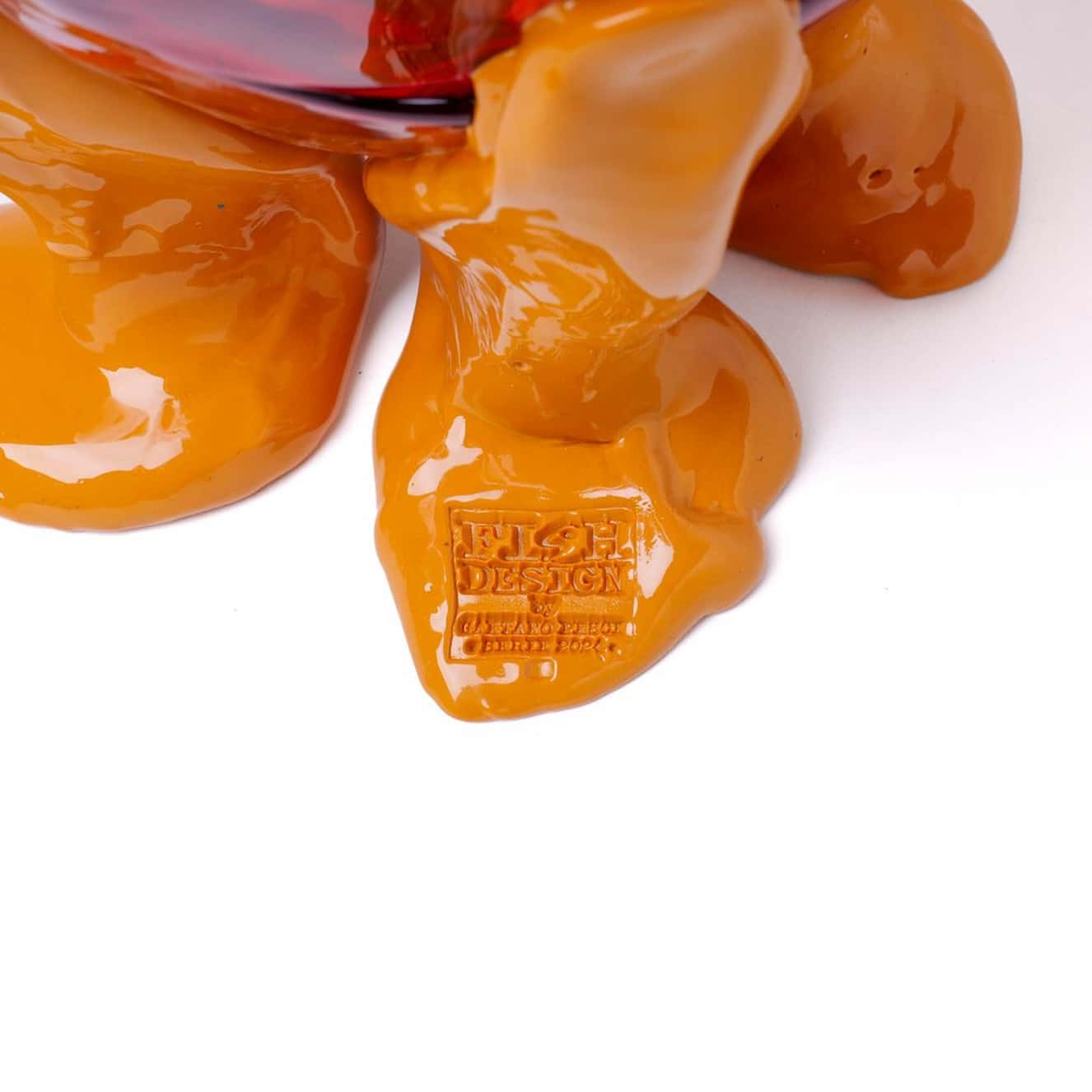 Corsi Clear Vase Extra Colour Clear Amber, Fuchsia, Matt Ochre - Image 5