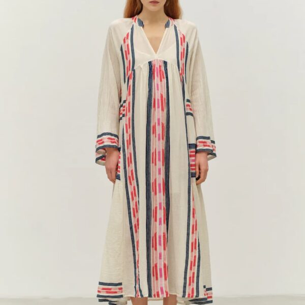 Devotion Long Dress Jacquard Power