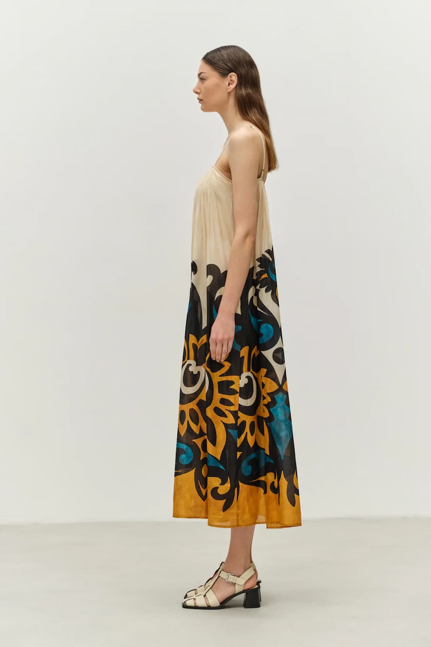 Devotion Long Dress Print Warmth - Image 4