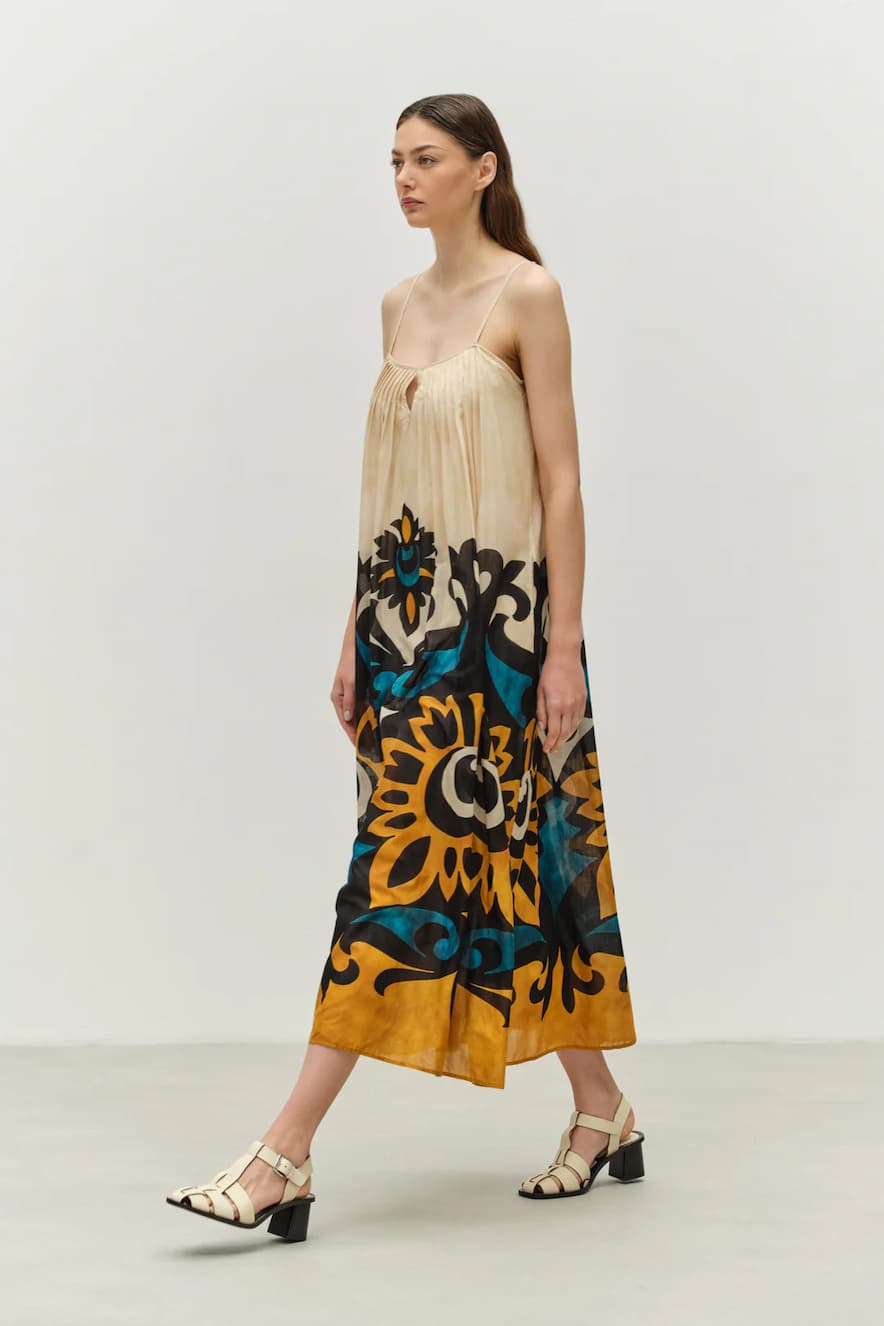 Devotion Long Dress Print Warmth - Image 3