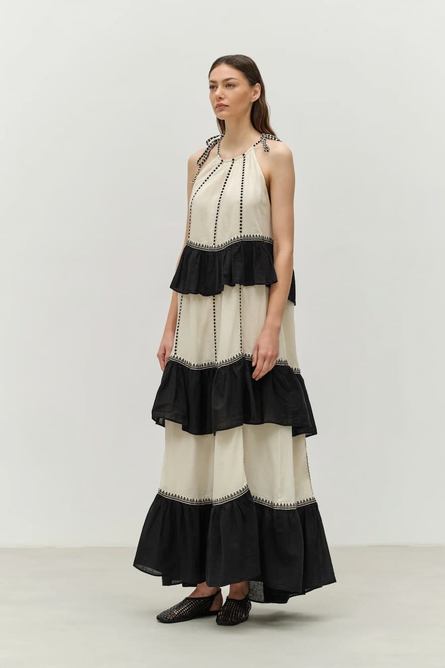 Devotion Long Dress with Straps Kleio - Image 2