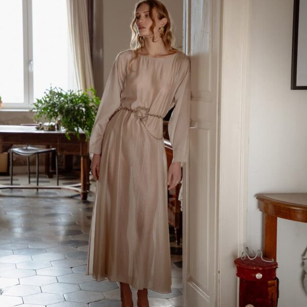 Nidodileda Cielo Dress Powder