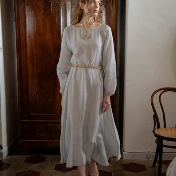 Nidodileda Cielo Dress Light Blue Grev