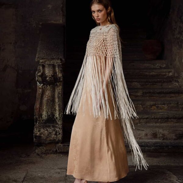 Nidodileda Crochet Blythe Top with Fringes