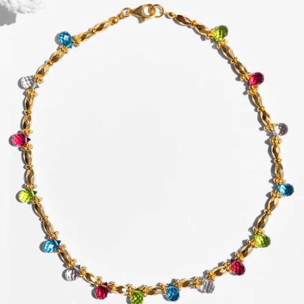 Katerina Psoma Clarissa Short Necklace with Zirconia