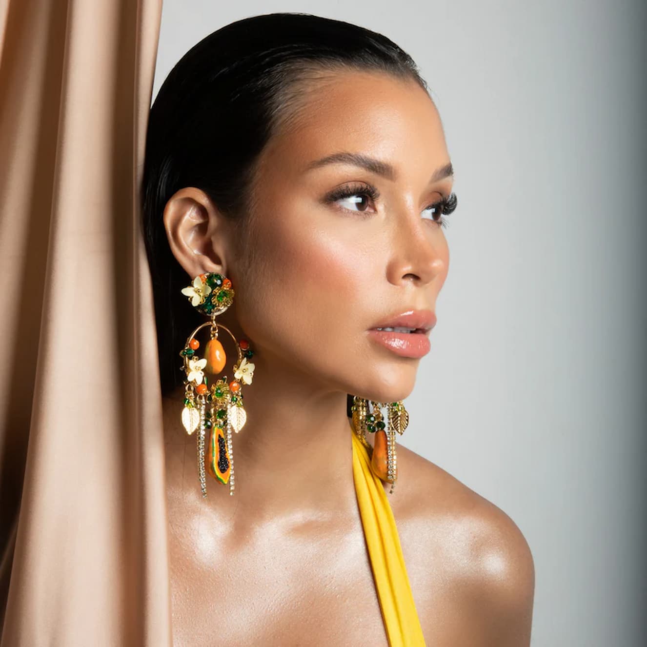 Aimer Gil Earrings Papayas Garden - Image 3