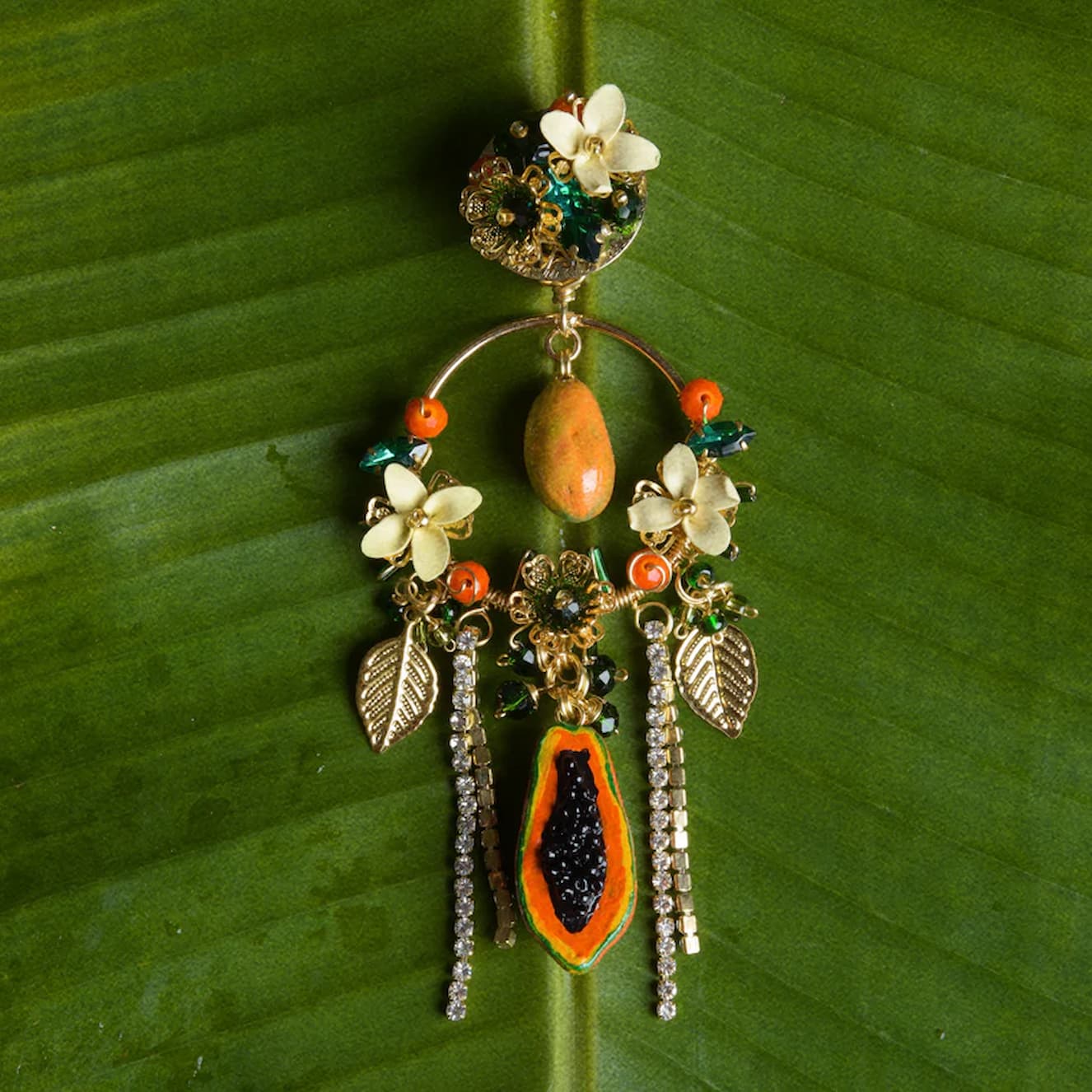 Aimer Gil Earrings Papayas Garden - Image 2