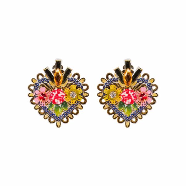 Aimer Gil Earrings Sacred Heart of Flowers