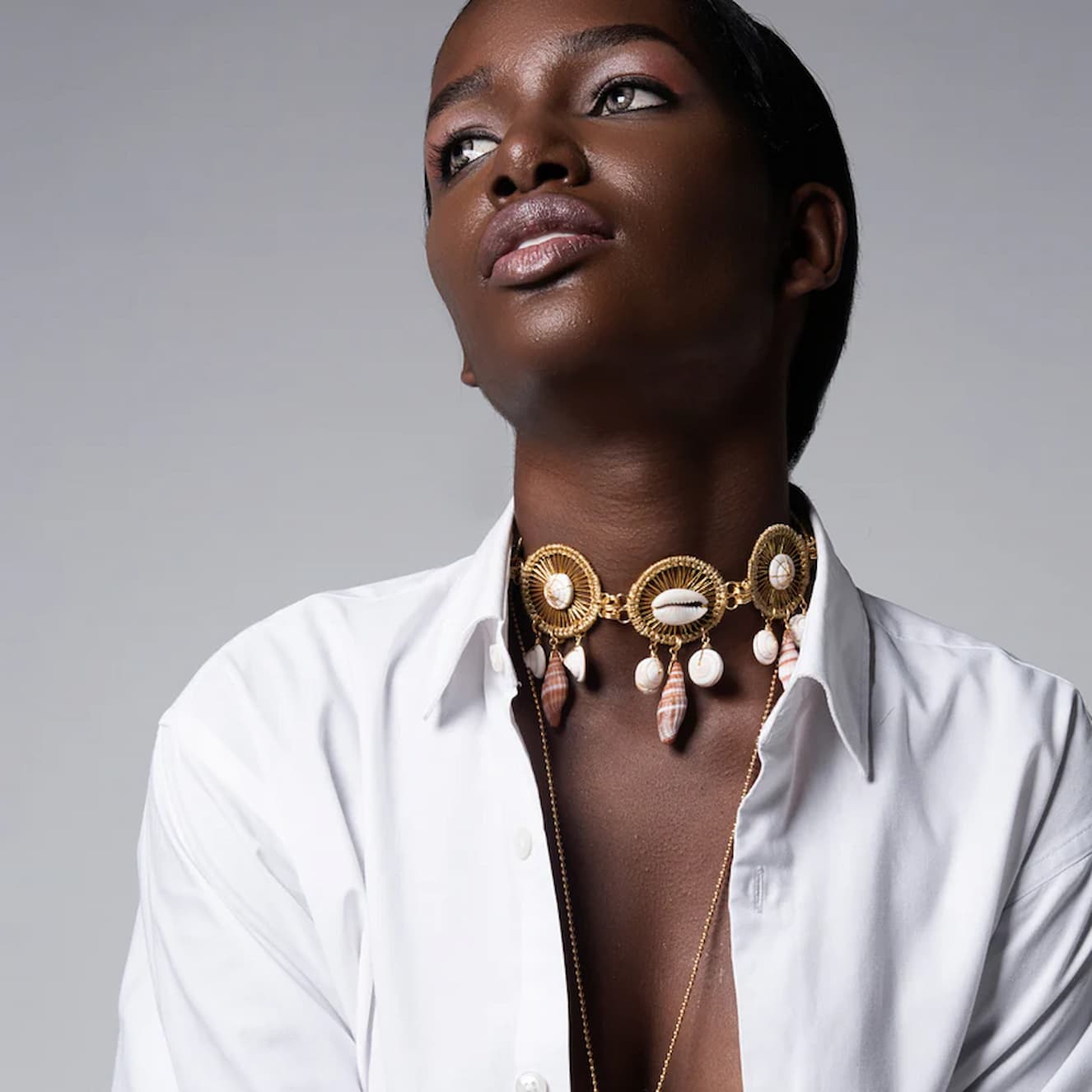 Aimer Gil Necklace Cort of Shells Chokers - Image 2