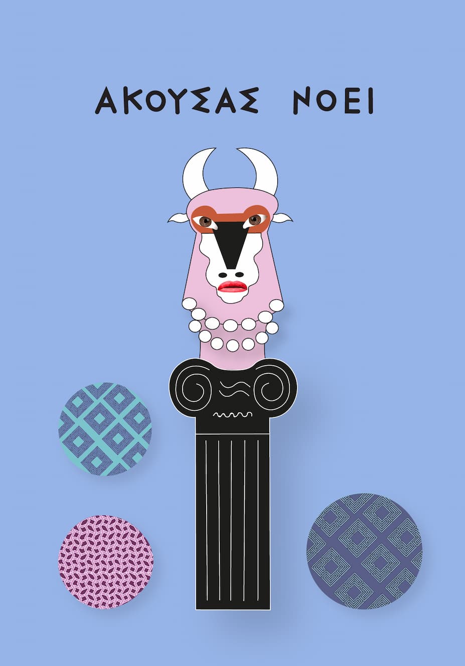 Antonia Iroidou Cart Postal Multi Mythology - Image 22