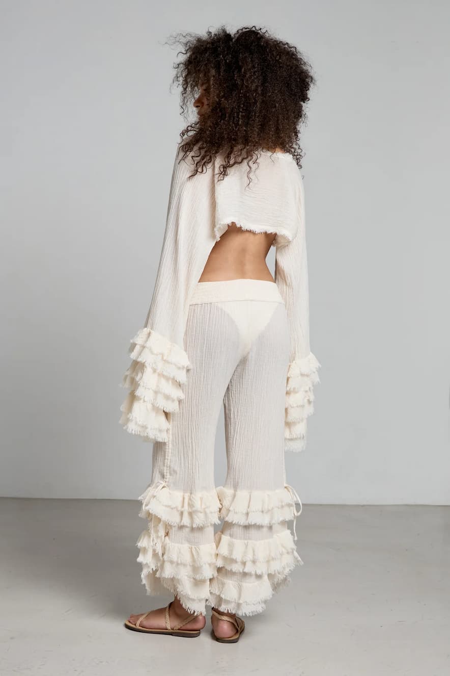 Christian Zen Alaska Bolero Off White - Image 3