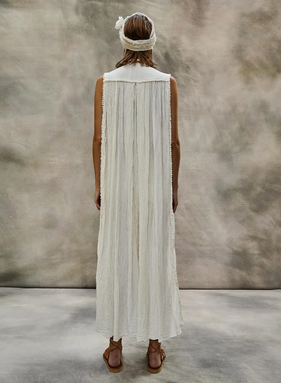 Christian Zen Penelope Maxi Cover-Up Off White - Image 2