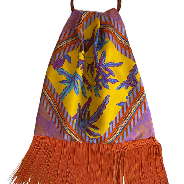 Eleni Malami Large Silk Bag Yellow