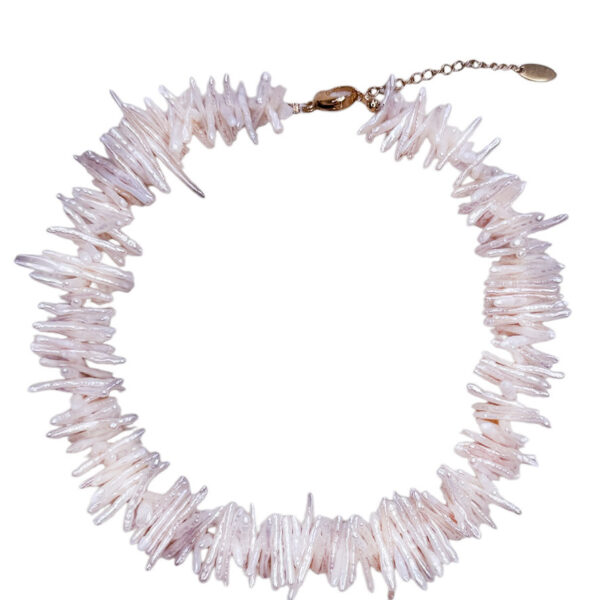 Ifigenia Loukou Matchstick Pearl Necklace
