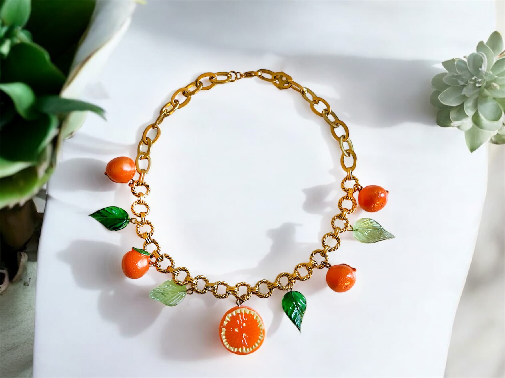 Ifigenia Loukou Necklace Oranges Charmes - Image 2